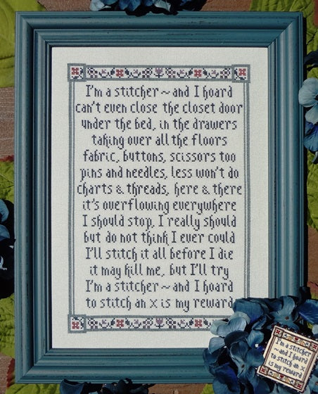 I'm A Stitcher Cross Stitch Pattern by My Big Toe Designs – Crossed ...