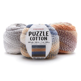 Premier® Puzzle® Cotton Yarn (Dockside) - Premium Yarn from Premier® - Just $5.63! Shop now at Crossed Hearts Needlework & Design