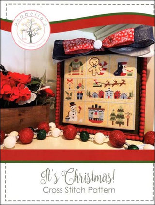 It's Christmas! Cross Stitch Pattern by Anabella's - Premium Pattern, Cross Stitch from Anabella's - Just $12! Shop now at Crossed Hearts Needlework & Design