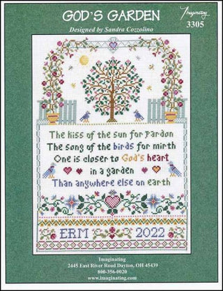 God's Garden Cross Stitch Pattern - Premium Pattern, Cross Stitch from Imaginating - Just $7! Shop now at Crossed Hearts Needlework & Design