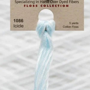 Icicle-colored floss with packaging in the background