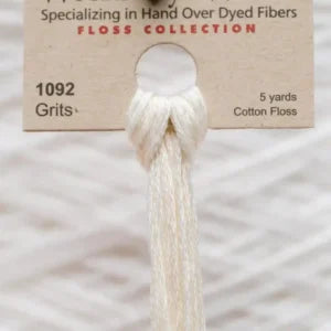 Weeks Dye Works cotton floss with packaging labeled 'Floss Collection' and product details.