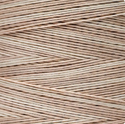 Close-up of beige thread skein