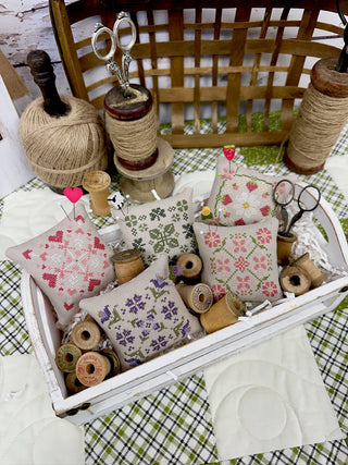 12 Monthly Minis Cross Stitch Pattern by Primrose Cottage Stitches