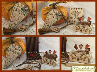 Autumn Colors Sewing Set Cross Stitch Pattern by Mani di Donna - Premium Pattern, Cross Stitch from Mani di Donna - Just $22! Shop now at Crossed Hearts Needlework & Design