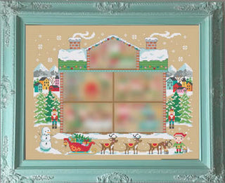 Santa's House Part 1: The House Cross Stitch Pattern - Crossed Hearts Needlework & Design