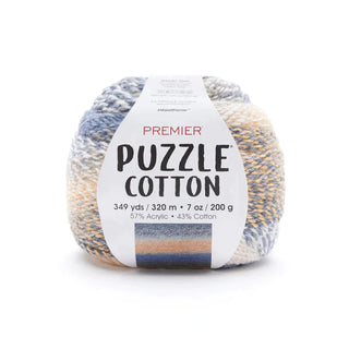 Premier® Puzzle® Cotton Yarn (Dockside) - Premium Yarn from Premier® - Just $5.63! Shop now at Crossed Hearts Needlework & Design