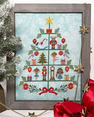 Nutcracker Tree Cross Stitch Pattern - Premium Pattern, Cross Stitch from Tiny Modernist - Just $12! Shop now at Crossed Hearts Needlework & Design
