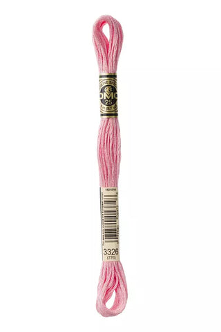 DMC 3326 Six-Strand Floss - Premium Thread & Floss from DMC® - Just $0.66! Shop now at Crossed Hearts Needlework & Design