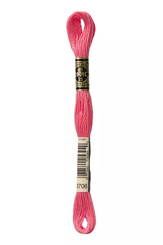 DMC 3706 Six-Strand Floss - Premium Thread & Floss from DMC® - Just $0.66! Shop now at Crossed Hearts Needlework & Design
