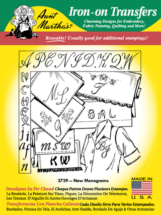 New Monograms #3739 by Aunt Martha's®