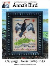 Anna's Bird Cross Stitch Pattern by Carriage House Samplings - Premium Pattern, Cross Stitch from Carriage House Samplings - Just $12! Shop now at Crossed Hearts Needlework & Design
