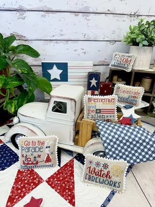 4th of July Rules Cross Stitch Pattern by Primrose Cottage Stitches