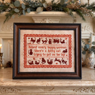 CAT Sampler Design | Cross Stitch Pattern by December Stitches