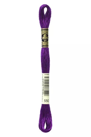 DMC 0550 Six-Strand Floss - Premium Thread & Floss from DMC® - Just $0.66! Shop now at Crossed Hearts Needlework & Design