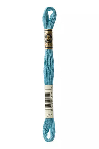 DMC 0597 Six-Strand Floss - Premium Thread & Floss from DMC® - Just $0.66! Shop now at Crossed Hearts Needlework & Design