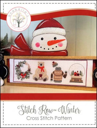 Stitch Row: Winter Cross Stitch Pattern by Anabella's - Premium Pattern, Cross Stitch from Anabella's - Just $12! Shop now at Crossed Hearts Needlework & Design
