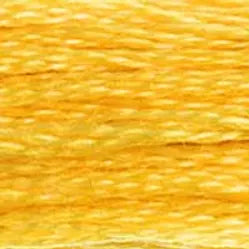 DMC 0725 Six-Strand Floss - Premium Thread & Floss from DMC® - Just $0.66! Shop now at Crossed Hearts Needlework & Design