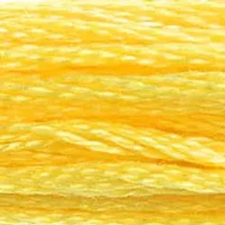 DMC 0726 Six-Strand Floss - Premium Thread & Floss from DMC® - Just $0.66! Shop now at Crossed Hearts Needlework & Design