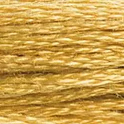 DMC 0729 Six-Strand Floss - Premium Thread & Floss from DMC® - Just $0.66! Shop now at Crossed Hearts Needlework & Design