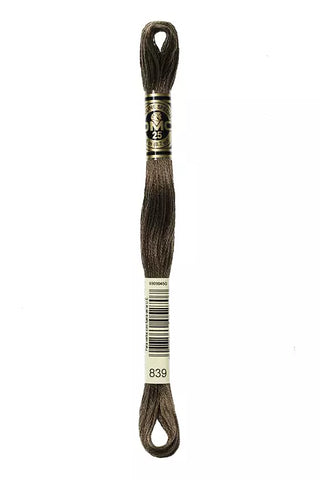 DMC 0839 Six-Strand Floss - Premium Thread & Floss from DMC® - Just $0.66! Shop now at Crossed Hearts Needlework & Design