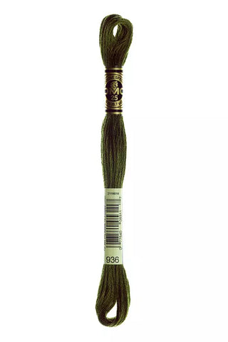 DMC 0936 Six-Strand Floss - Premium Thread & Floss from DMC® - Just $0.66! Shop now at Crossed Hearts Needlework & Design