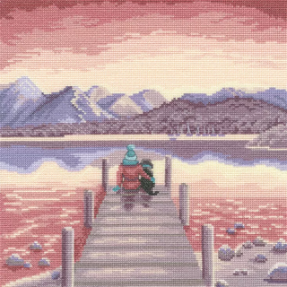 A Pawfect Place by the Water Counted Cross Stitch Kit by Bothy Threads XLP21