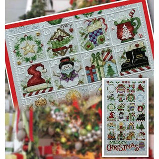 Advent Calendar Mini Series: Section 2 cross stitch pattern from Stoney Creek Cross Stitch Collection Magazine Spring 2026 | Vol. 38 No. 2