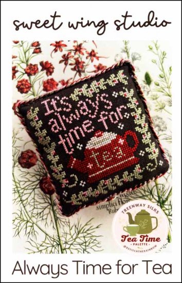 Always Time for Tea Cross Stitch Pattern by Sweet Wing Studio – Crossed ...