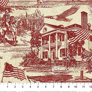 America 250 - Stonehenge 28372-24 Cotton 44"/45" Fabric Per Yard