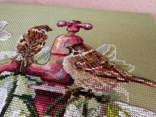 Among the Lilies Needlecraft Kit by Merejka - Premium Needlecraft Kit from Merejka - Just $44.10! Shop now at Crossed Hearts Needlework & Design