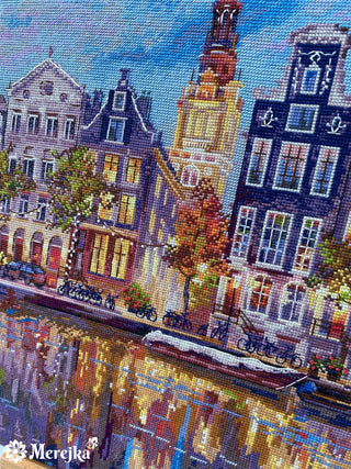 Amsterdam Needlecraft Kit by Merejka - Premium Needlecraft Kit from Merejka - Just $76.50! Shop now at Crossed Hearts Needlework & Design