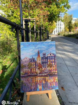 Amsterdam Needlecraft Kit by Merejka - Premium Needlecraft Kit from Merejka - Just $76.50! Shop now at Crossed Hearts Needlework & Design