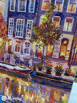 Amsterdam Needlecraft Kit by Merejka - Premium Needlecraft Kit from Merejka - Just $76.50! Shop now at Crossed Hearts Needlework & Design