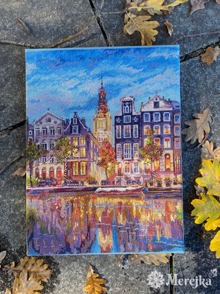 Amsterdam Needlecraft Kit by Merejka - Premium Needlecraft Kit from Merejka - Just $76.50! Shop now at Crossed Hearts Needlework & Design