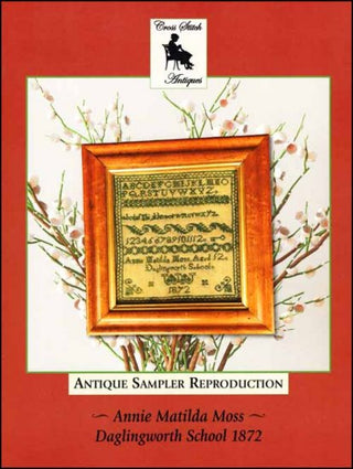 Annie Matilda Moss Cross Stitch Pattern by Cross Stitch Antiques - Premium Pattern, Cross Stitch from Cross Stitch Antiques - Just $22! Shop now at Crossed Hearts Needlework & Design