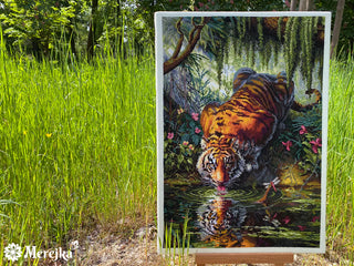 Aurora's Garden Needlecraft Kit by Merejka - Premium Needlecraft Kit from Merejka - Just $73.80! Shop now at Crossed Hearts Needlework & Design