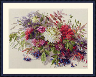 Autumn Secrets Needlecraft Kit by Merejka - Premium Needlecraft Kit from Merejka - Just $45! Shop now at Crossed Hearts Needlework & Design