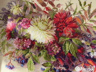 Autumn Secrets Needlecraft Kit by Merejka - Premium Needlecraft Kit from Merejka - Just $45! Shop now at Crossed Hearts Needlework & Design