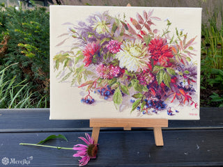 Autumn Secrets Needlecraft Kit by Merejka - Premium Needlecraft Kit from Merejka - Just $45! Shop now at Crossed Hearts Needlework & Design