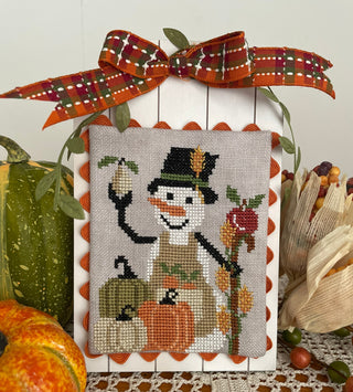 The Pumpkins' Snowman | Cross Stitch Pattern by Mani di Donna