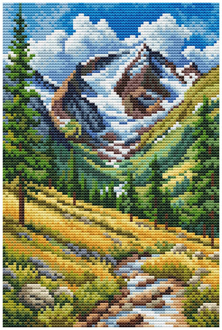Mountain Path BC8104 Counted Cross Stitch Kit