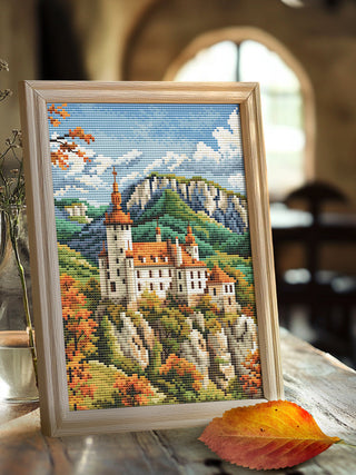 Castle in the Mountains BC8109 Counted Cross Stitch Kit