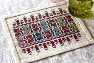 BitKit Iris' Paintbox cross stitch folk embroidery kit