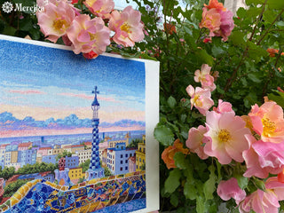Barcelona: Park Güell Needlecraft Kit by Merejka - Premium Needlecraft Kit from Merejka - Just $57.60! Shop now at Crossed Hearts Needlework & Design