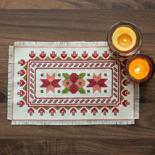 BitKit Mediterranean Dogwood cross stitch folk embroidery kit