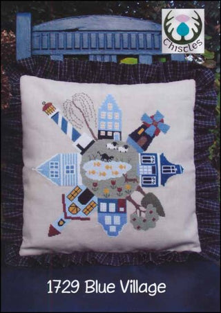 Blue Village arranged like a clock face.