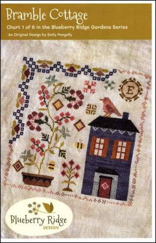 Bramble Cottage Cross Stitch Pattern by Blueberry Ridge Design - Premium Pattern, Cross Stitch from Blueberry Ridge Design - Just $12! Shop now at Crossed Hearts Needlework & Design