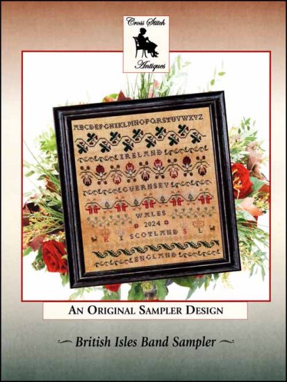 British Isles Band Sampler Cross Stitch Pattern Cross Stitch Antiques ...