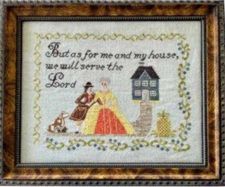 But As For Me Cross Stitch Pattern by Running With Needles & Scissors - Premium Pattern, Cross Stitch from Running With Needles & Scissors - Just $14! Shop now at Crossed Hearts Needlework & Design